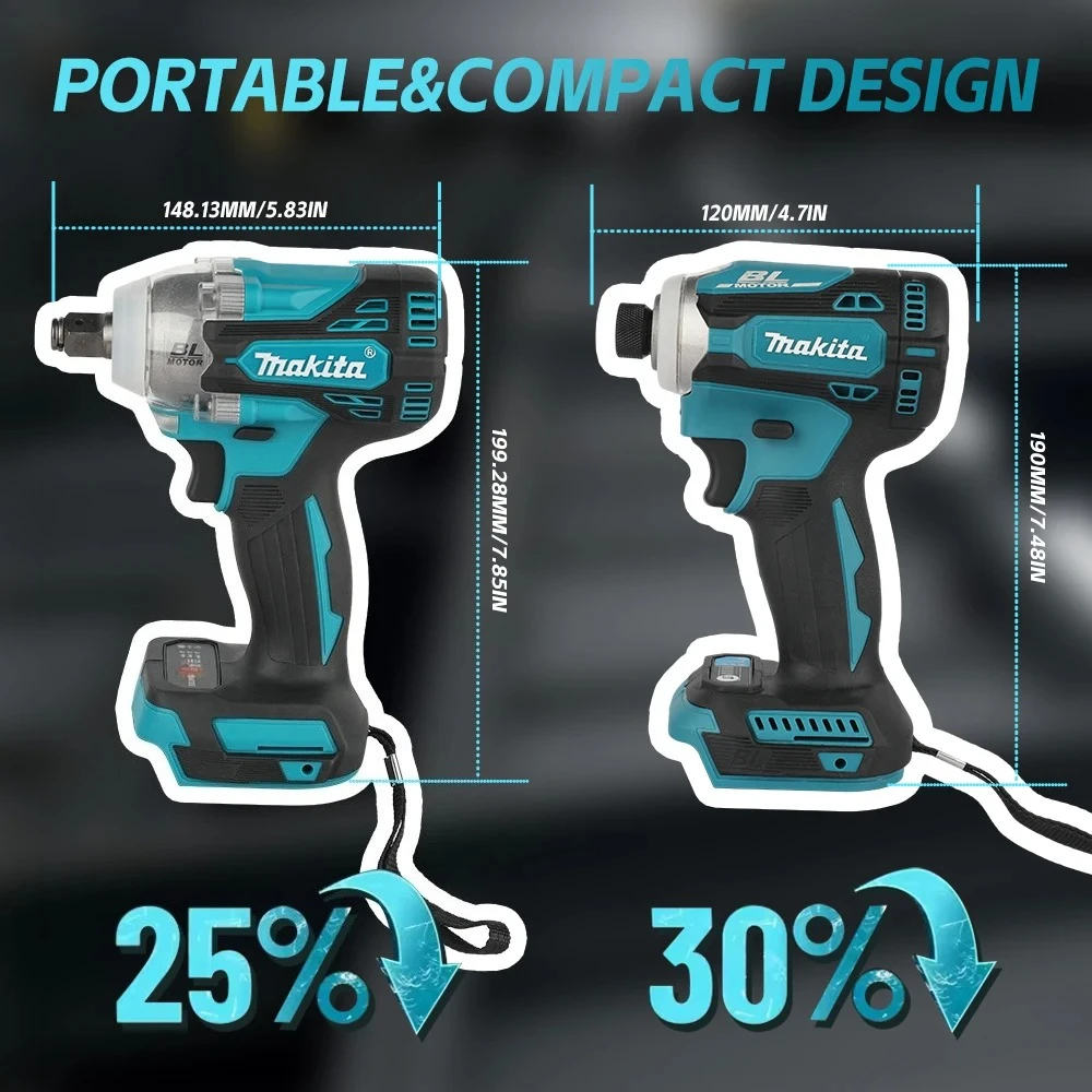 Makita Drill Dtw300 - مفتاح ربط كهربائي لاسلكي بدون فرشاة