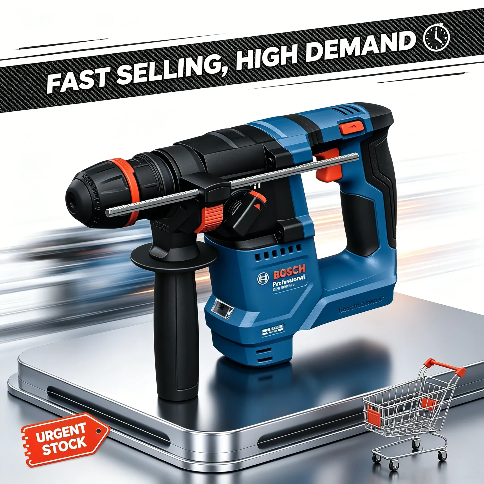 مطرقة دوارة لاسلكية بدون فرشاة - مراجعة Power Tools Professional وسعره