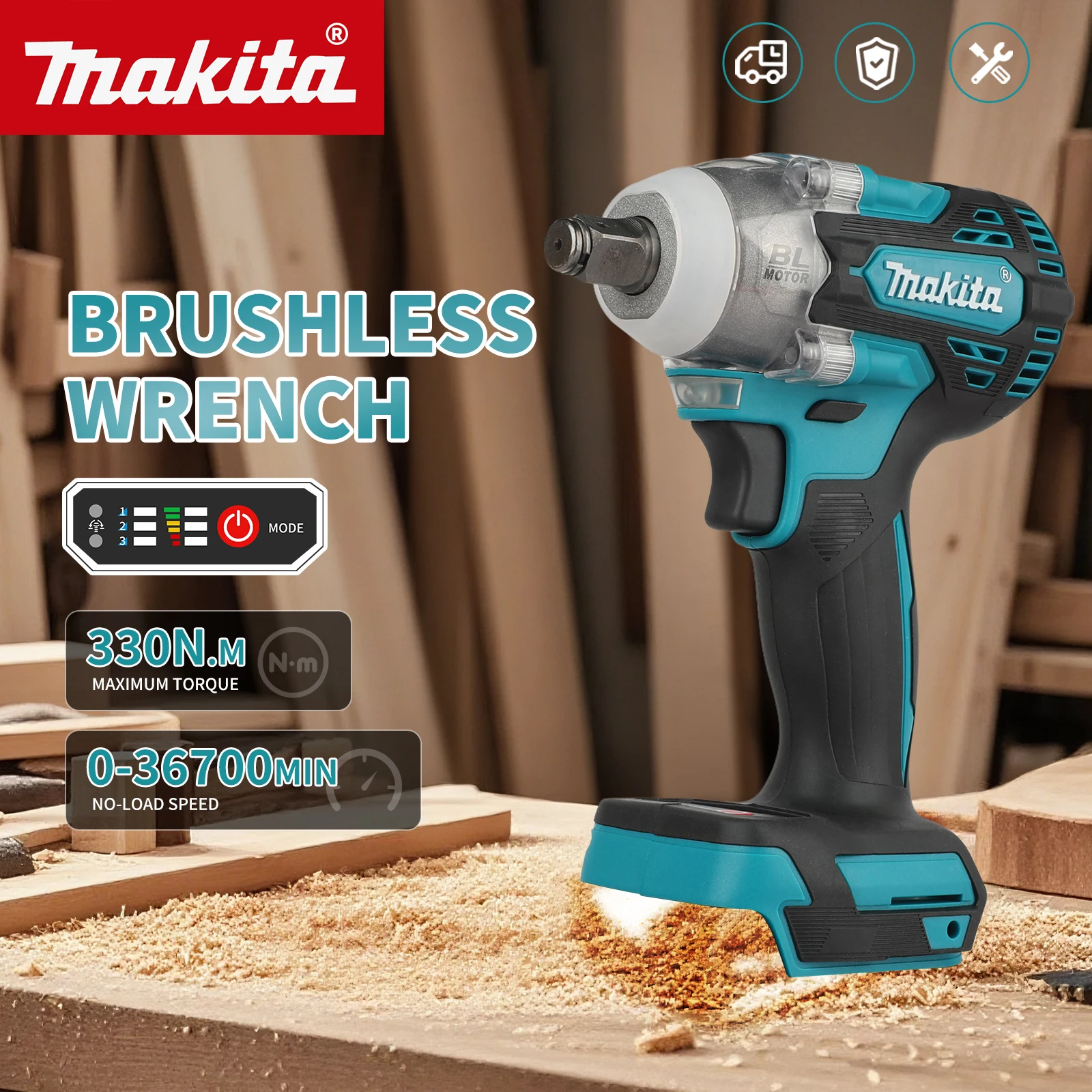 مفتاح ربط كهربائي لاسلكي من ما - مراجعة Makita Drill Dtw300 وسعره